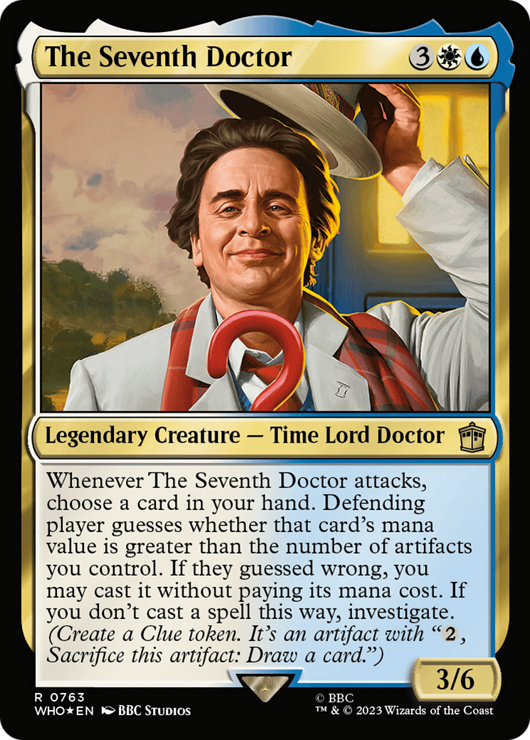 Image of The Seventh Doctor (Surge Foil) [Doctor Who]