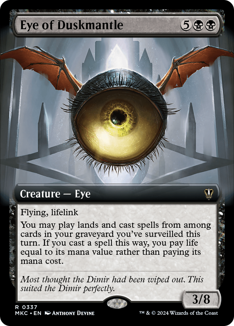 Image of Eye of Duskmantle (Extended Art) [Murders at Karlov Manor Commander]
