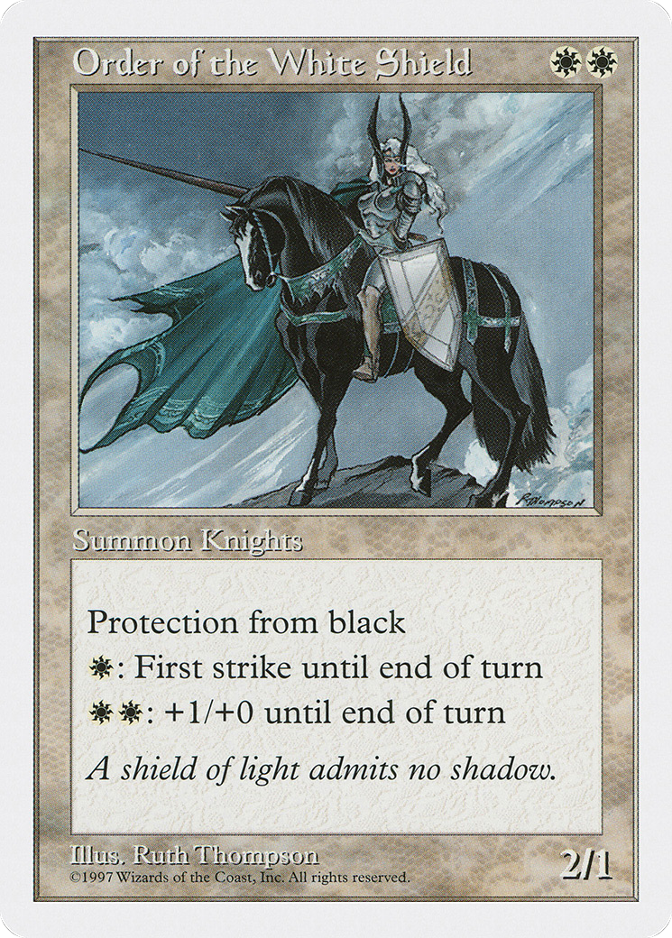 Image of Order of the White Shield [Fifth Edition]