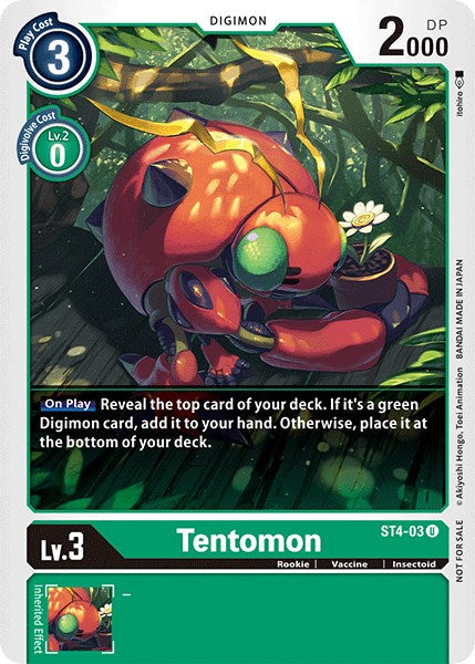 Image of Tentomon [ST4-03] (Official Tournament Pack Vol.3) [Starter Deck: Giga Green Promos]