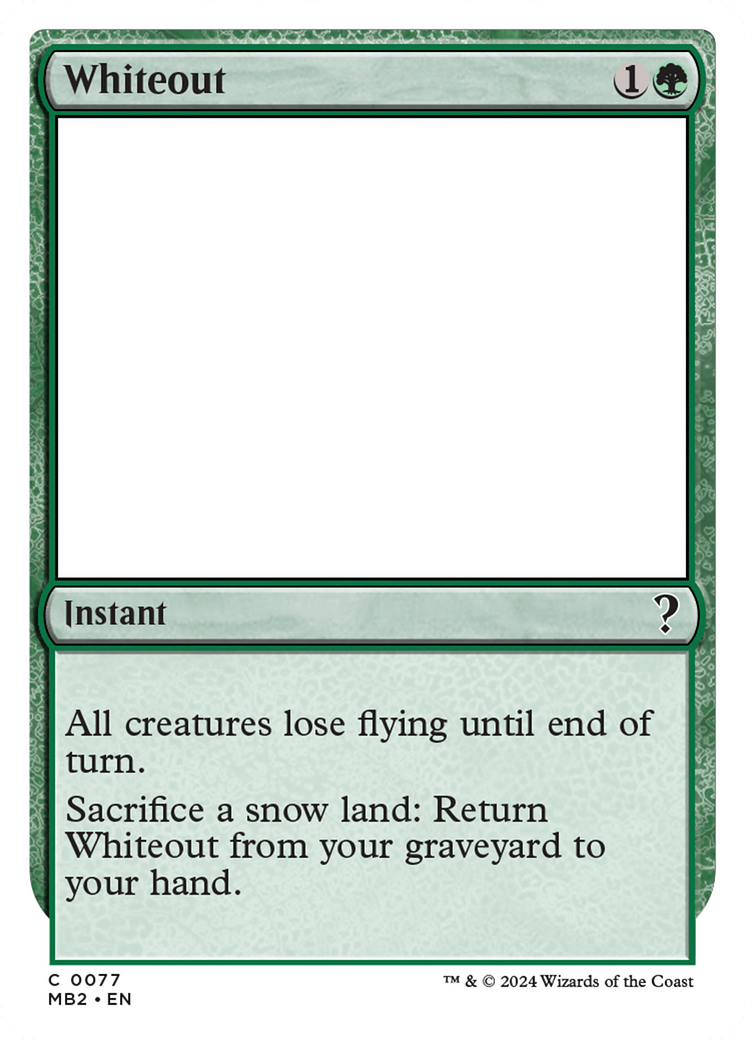 Image of Whiteout [Mystery Booster 2]