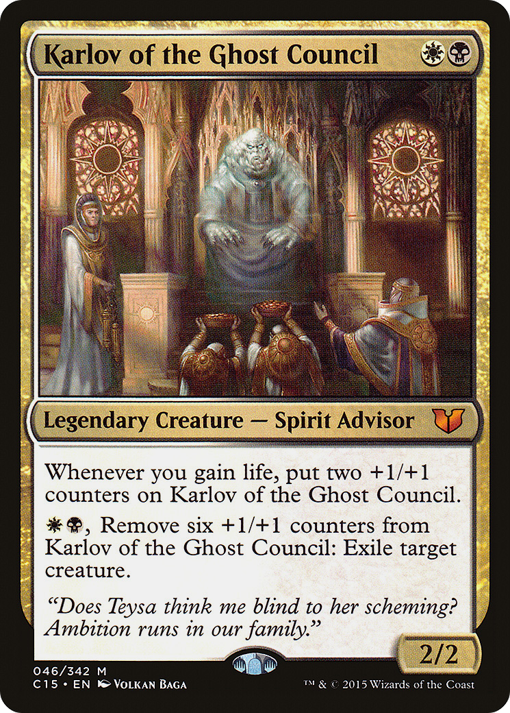Image of Karlov of the Ghost Council [Commander 2015]