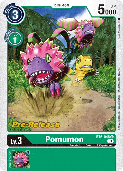 Image of Pomumon [BT6-046] [Double Diamond Pre-Release Cards]
