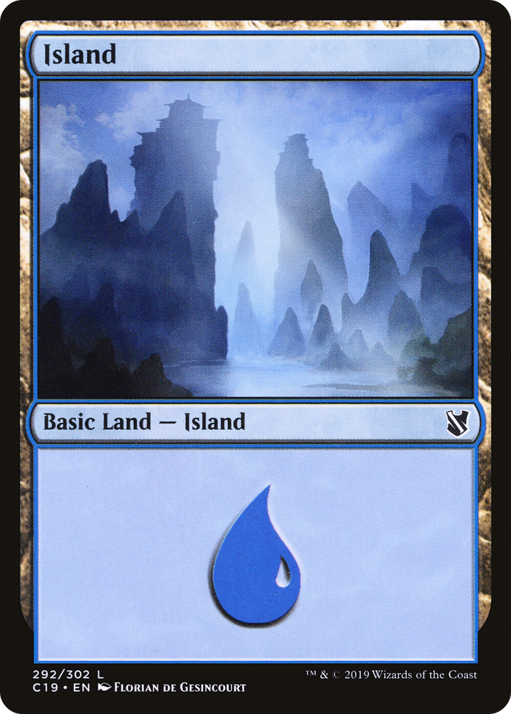 Image of Island (292) [Commander 2019]