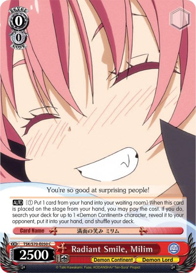 Image of Radiant Smile, Milim (TSK/S70-E050 C) [That Time I Got Reincarnated as a Slime]