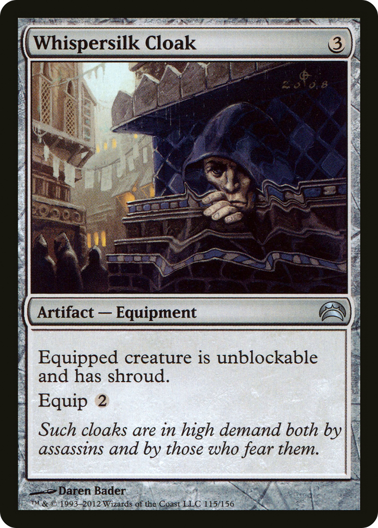 Image of Whispersilk Cloak (PC2-115) - Planechase 2012 Foil