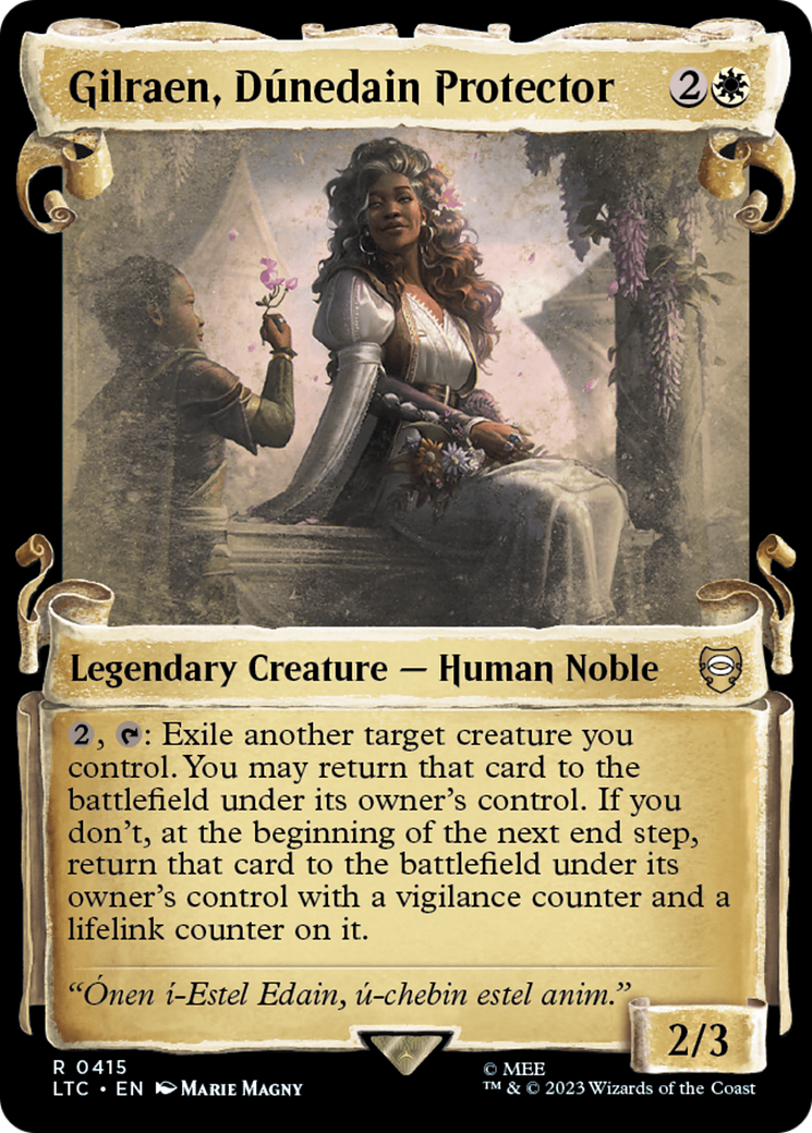 Image of Gilraen, Dunedain Protector [The Lord of the Rings: Tales of Middle-Earth Commander Showcase Scrolls]