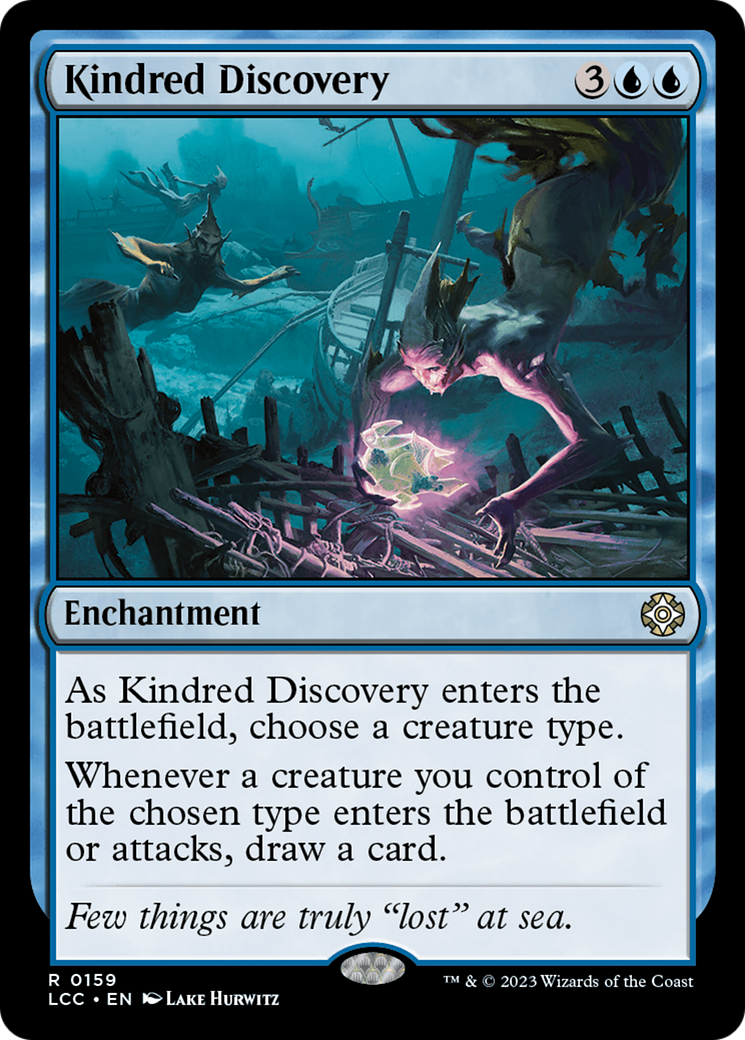 Image of Kindred Discovery [The Lost Caverns of Ixalan Commander]