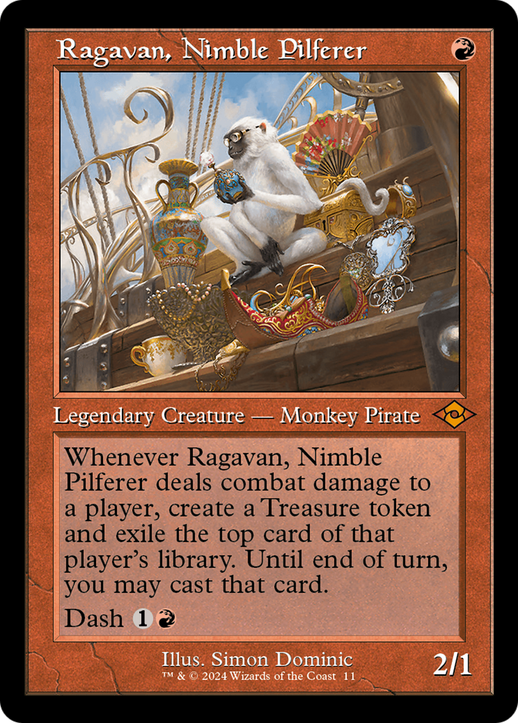 Image of Ragavan, Nimble Pilferer (Retro) [Modern Horizons 2]