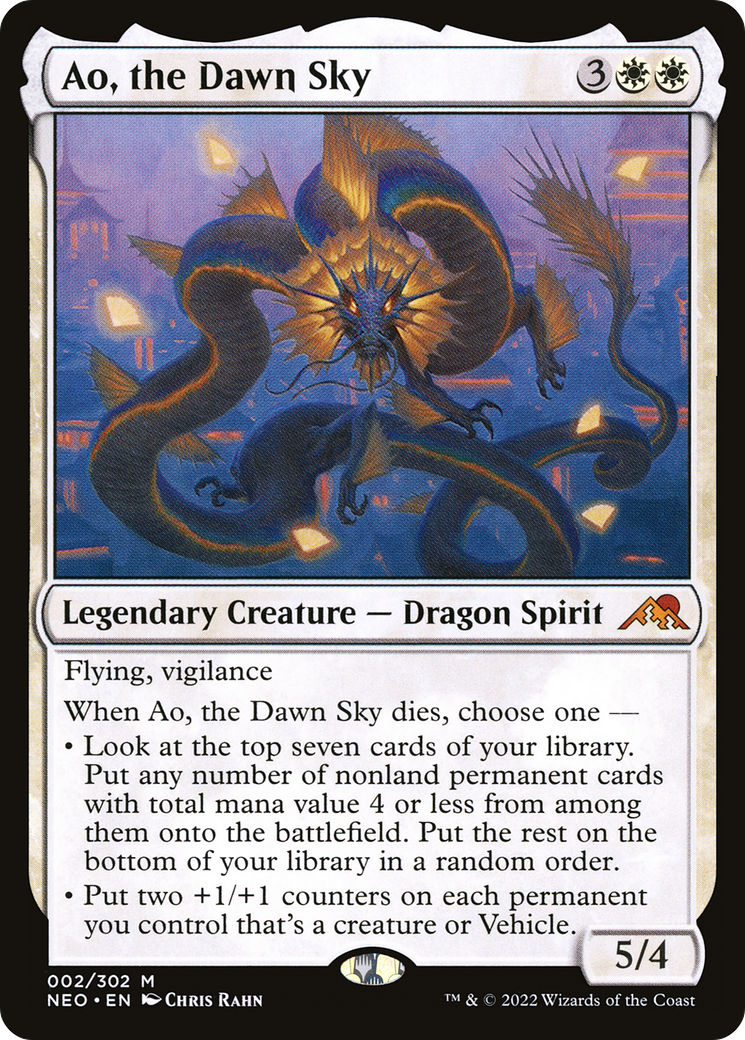 Image of Ao, the Dawn Sky [Kamigawa: Neon Dynasty]