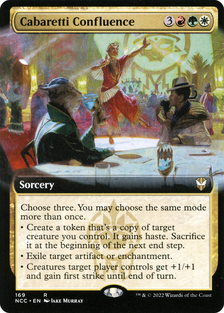 Image of Cabaretti Confluence (Extended Art) [Streets of New Capenna Commander]