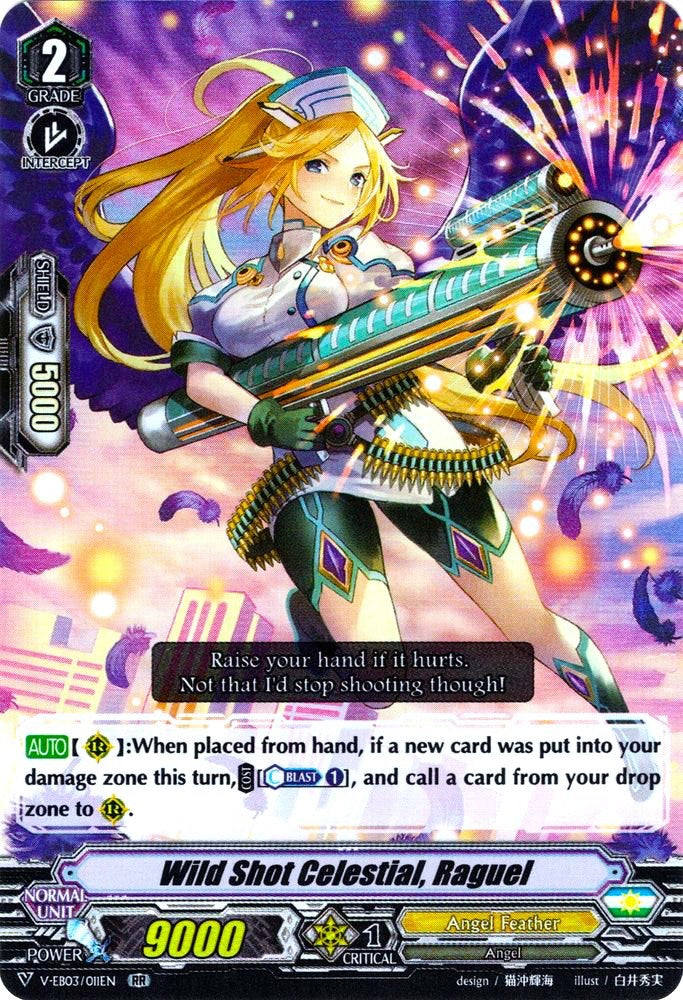 Image of Wild Shot Celestial, Raguel (V-EB03/011EN) [ULTRARARE MIRACLE COLLECTION]