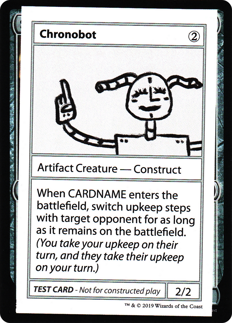 Image of Chronobot (2021 Edition) [Mystery Booster Playtest Cards]
