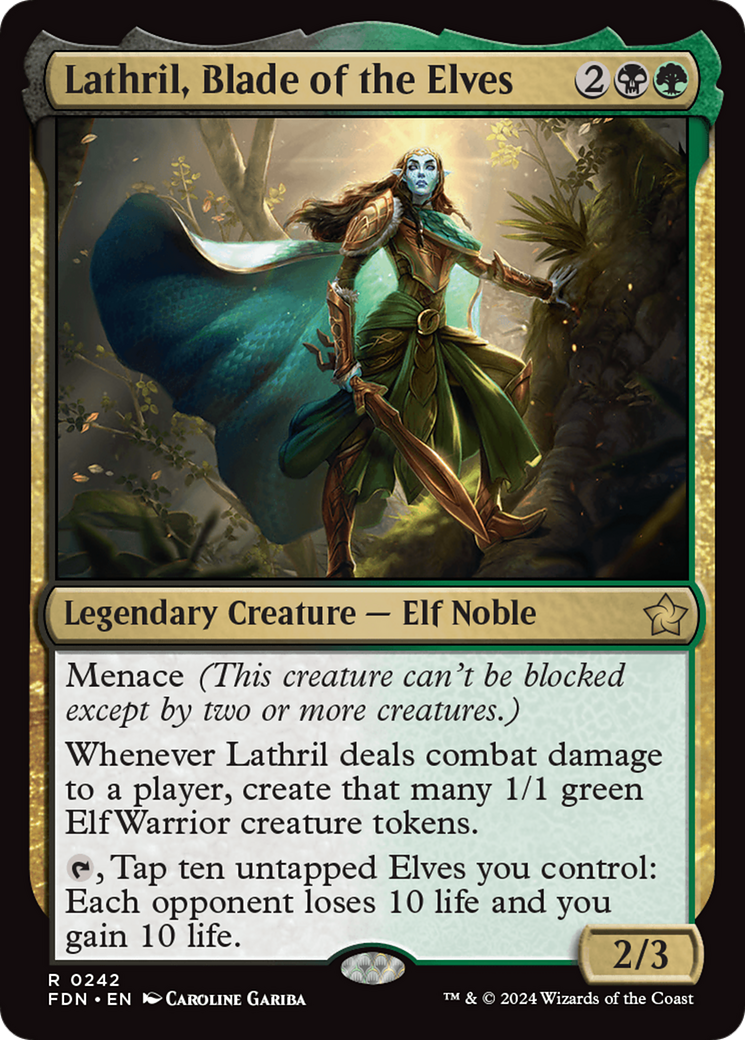 Image of Lathril, Blade of the Elves [Foundations]