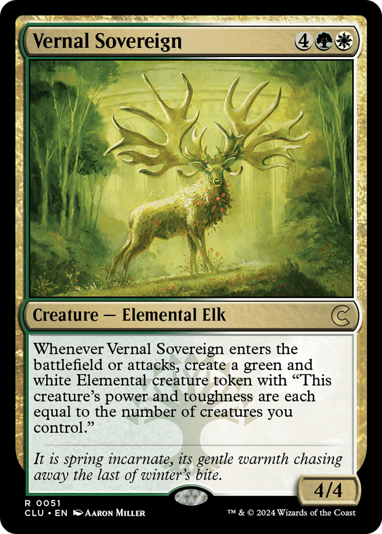 Image of Vernal Sovereign [Ravnica: Clue Edition]