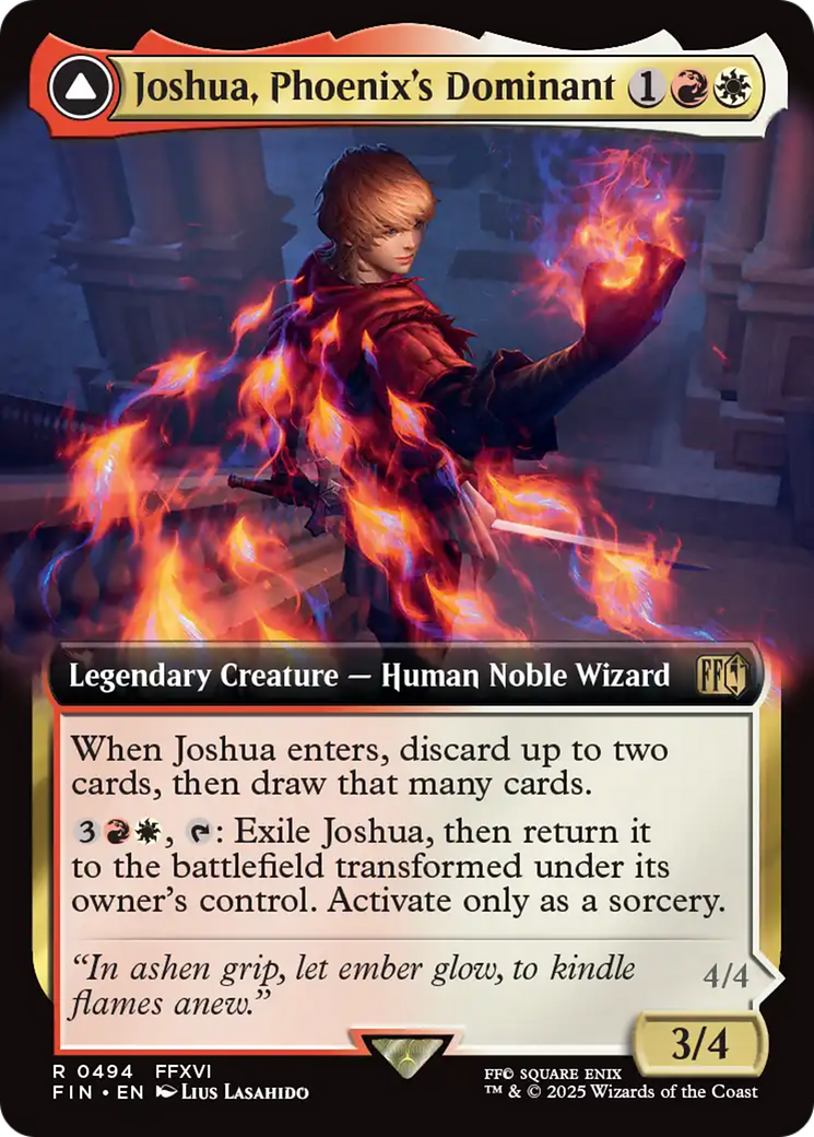 Image of Joshua, Phoenix's Dominant (Extended Art) [FINAL FANTASY]