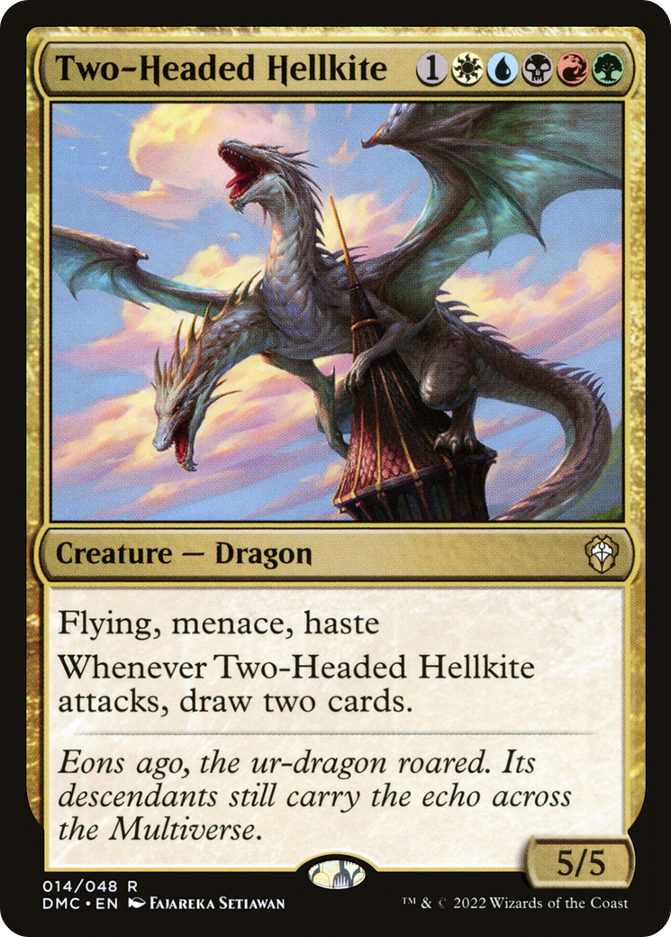 Image of Two-Headed Hellkite [Dominaria United Commander]