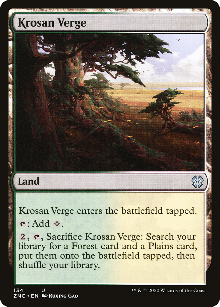 Image of Krosan Verge [Zendikar Rising Commander]