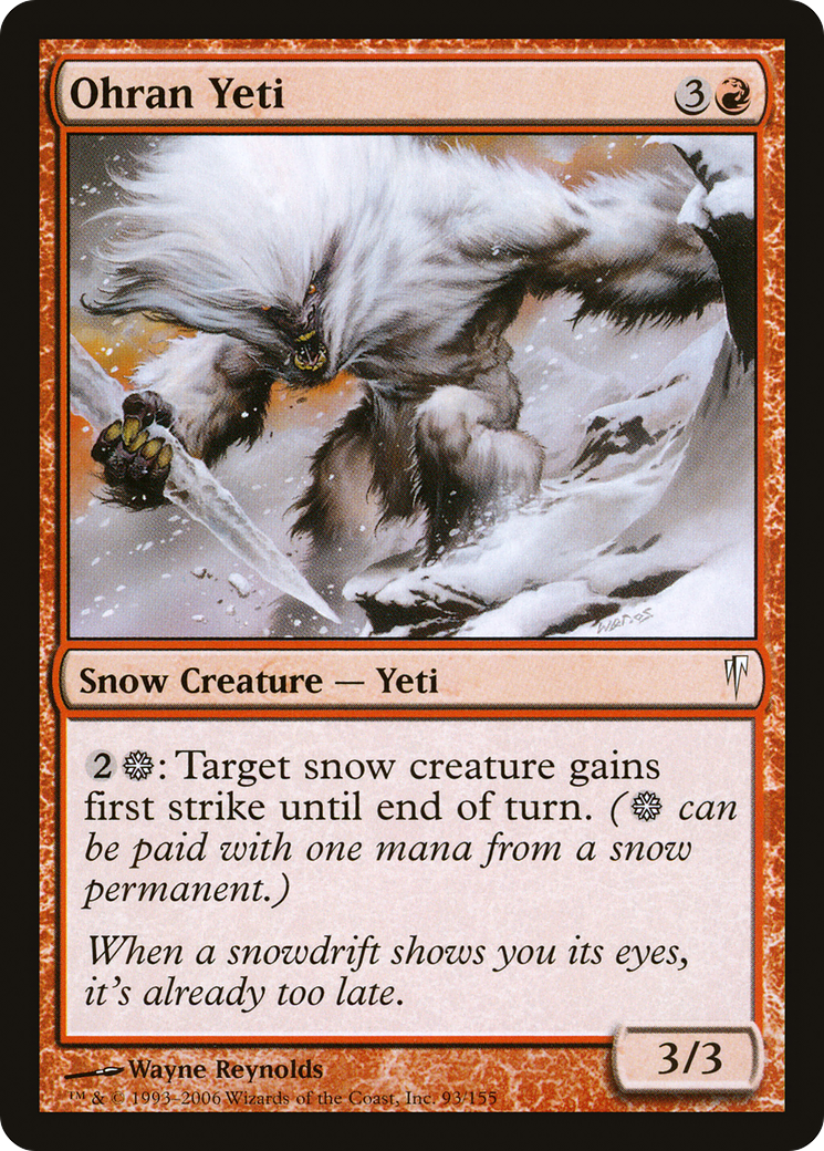 Image of Ohran Yeti [Coldsnap]