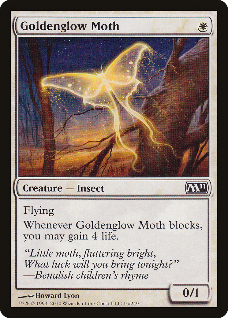 Image of Goldenglow Moth [Magic 2011]