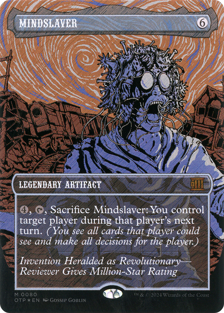 Image of Mindslaver (Textured Foil) [Outlaws of Thunder Junction: Breaking News]