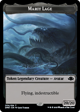 Image of Elephant // Marit Lage Double-Sided Token [Dominaria Remastered Tokens]