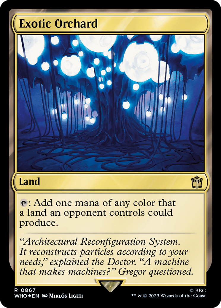 Image of Exotic Orchard (Surge Foil) [Doctor Who]