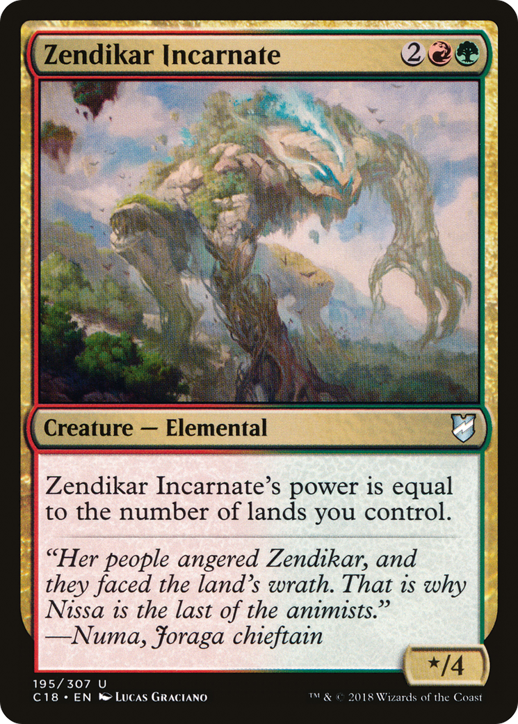 Image of Zendikar Incarnate [Commander 2018]