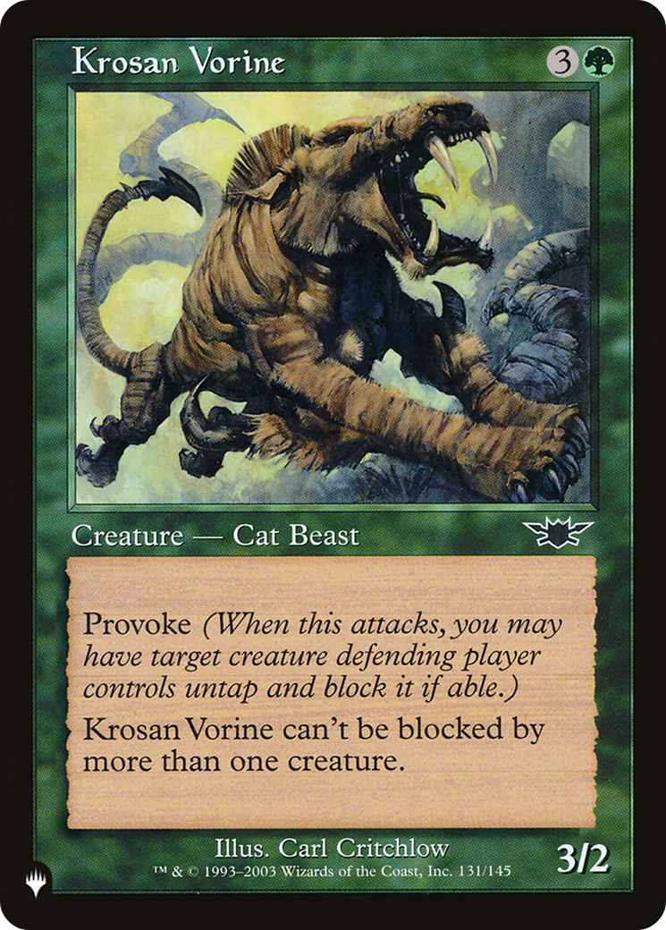 Image of Krosan Vorine [The List]
