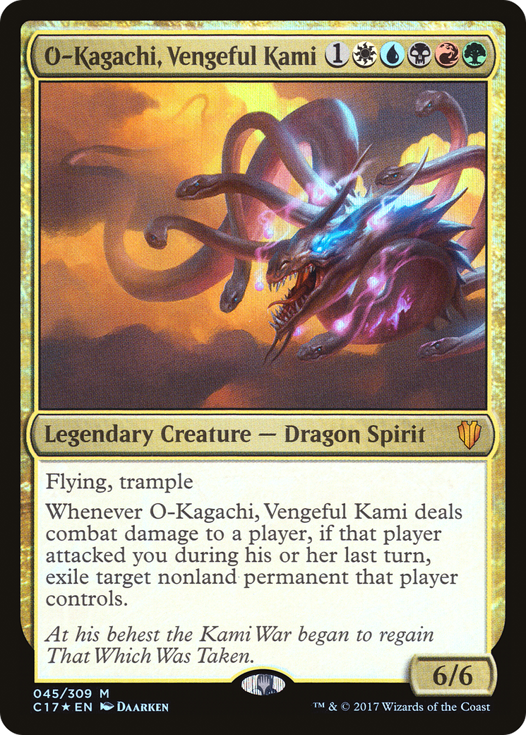 Image of O-Kagachi, Vengeful Kami [Commander 2017]