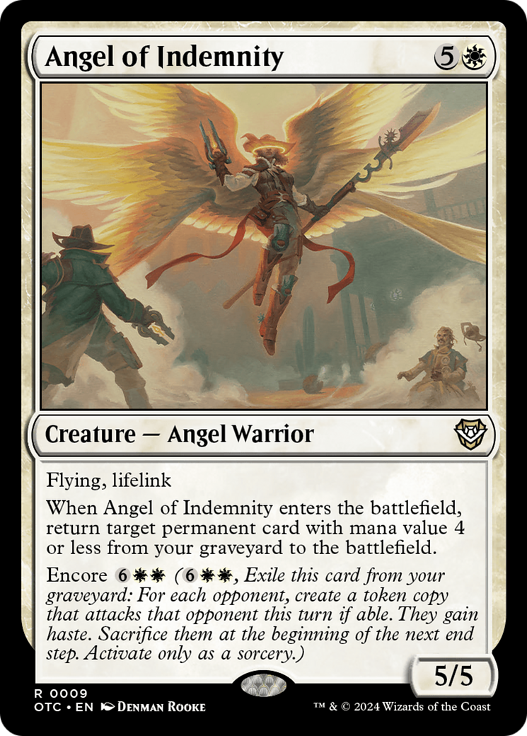 Image of Angel of Indemnity [Outlaws of Thunder Junction Commander]