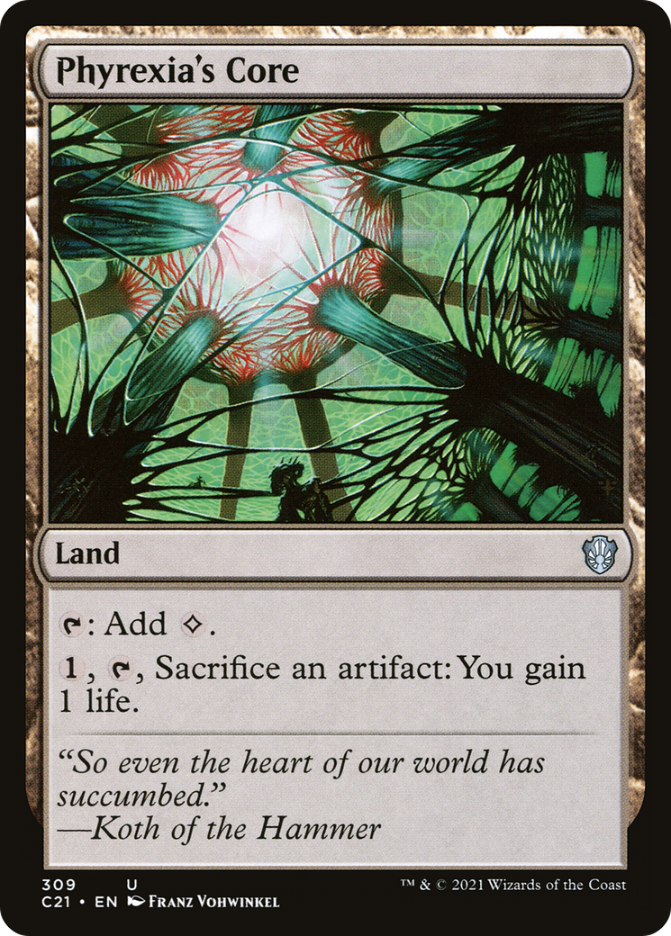 Image of Phyrexia's Core [Commander 2021]