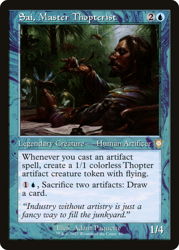 Image of Sai, Master Thopterist (Retro) [The Brothers' War Commander]