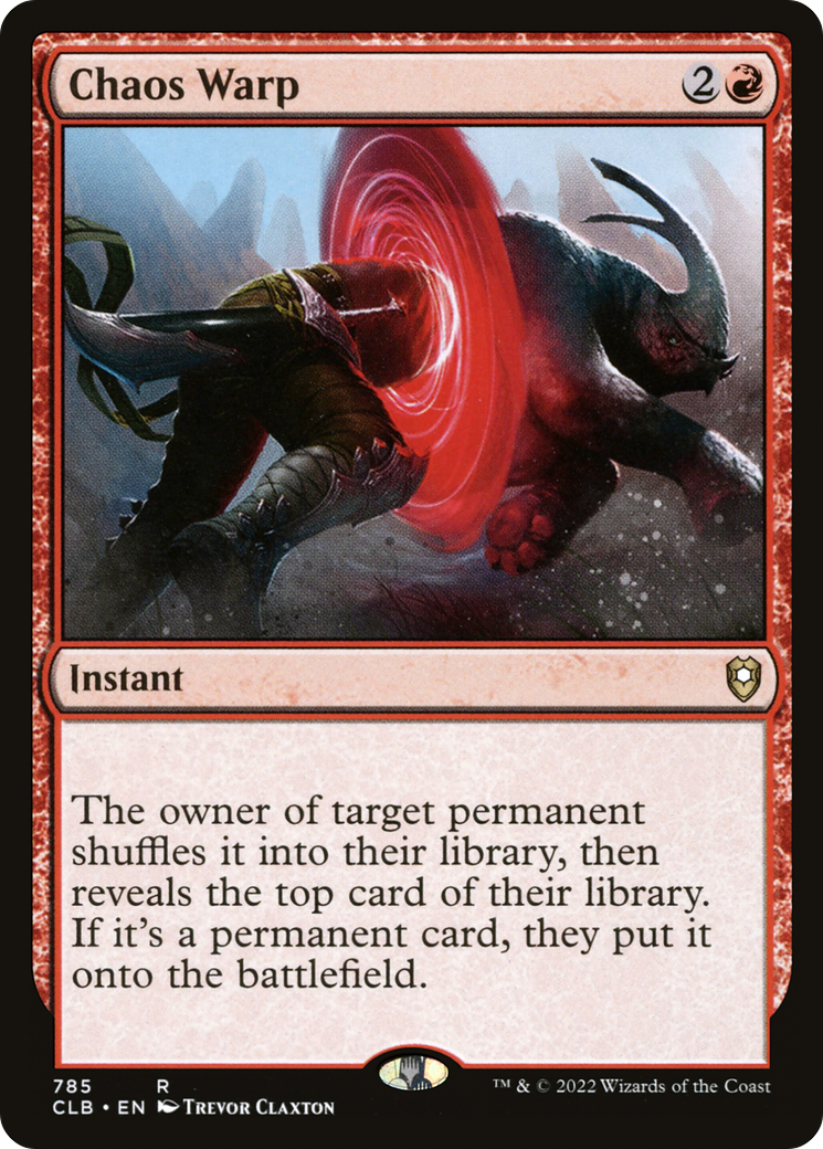 Image of Chaos Warp [Commander Legends: Battle for Baldur's Gate]