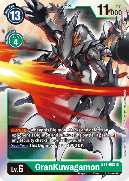 Image of GranKuwagamon [BT1-083] [Release Special Booster Ver.1.5]