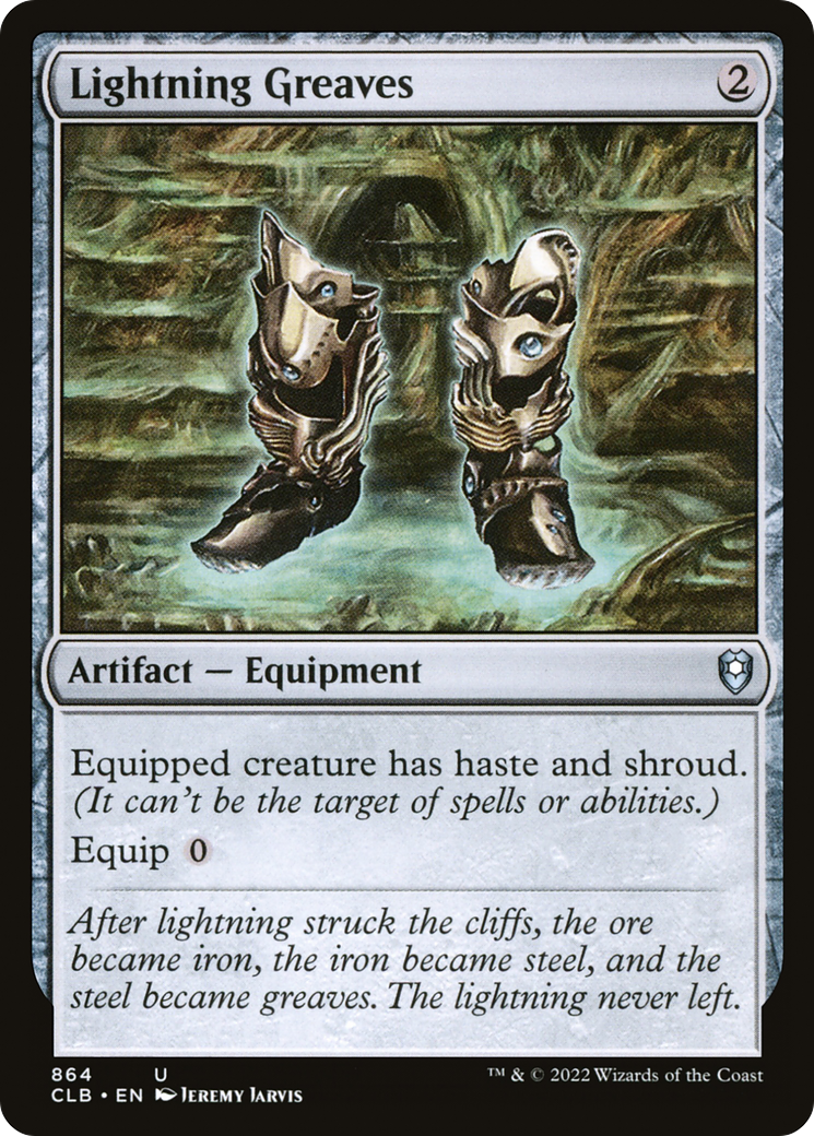 Image of Lightning Greaves [Commander Legends: Battle for Baldur's Gate]