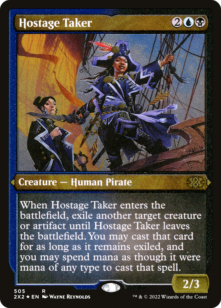 Image of Hostage Taker (Foil Etched) [Double Masters 2022]