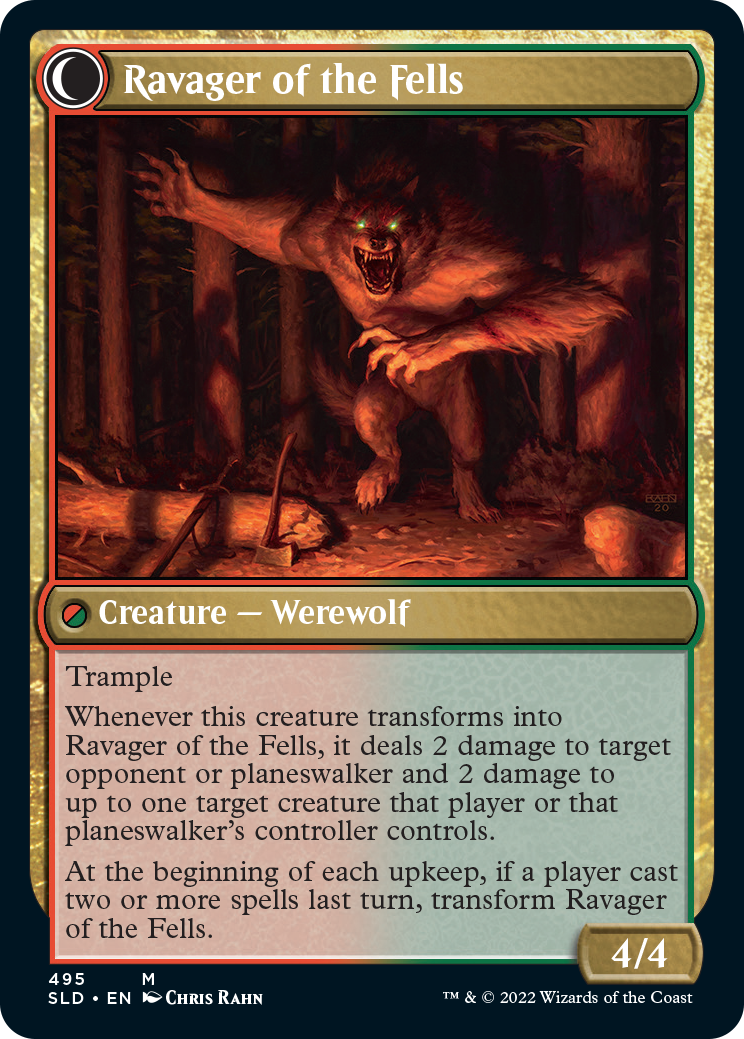 Image of Huntmaster of the Fells // Ravager of the Fells [Secret Lair Drop Series]