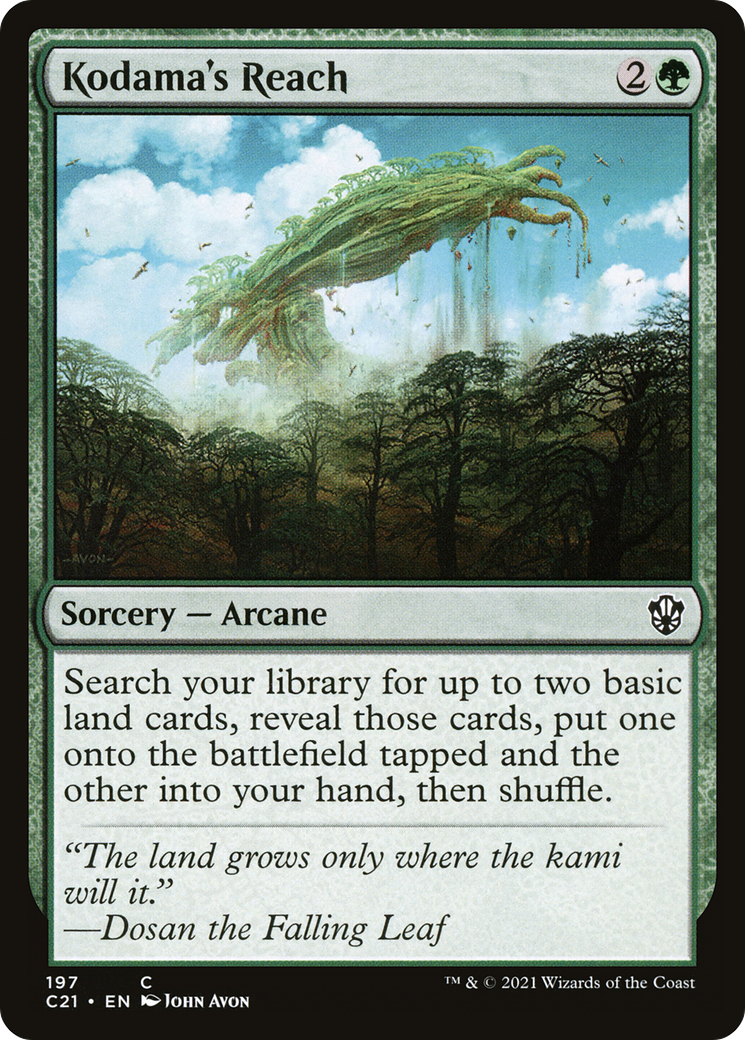 Image of Kodama's Reach [Commander 2021]