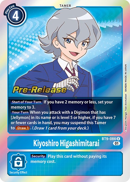 Image of Kiyoshiro Higashimitarai [BT9-086] [X Record Pre-Release Promos]