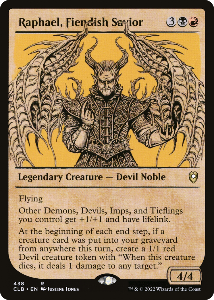 Image of Raphael, Fiendish Savior (Showcase) [Commander Legends: Battle for Baldur's Gate]