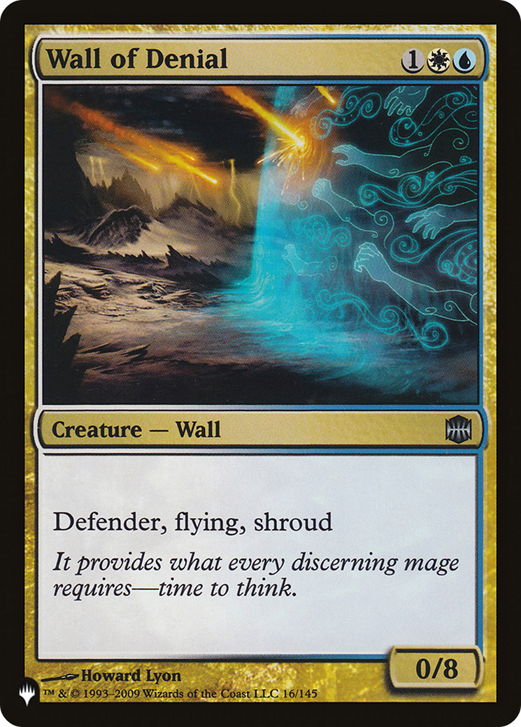 Image of Wall of Denial [The List]