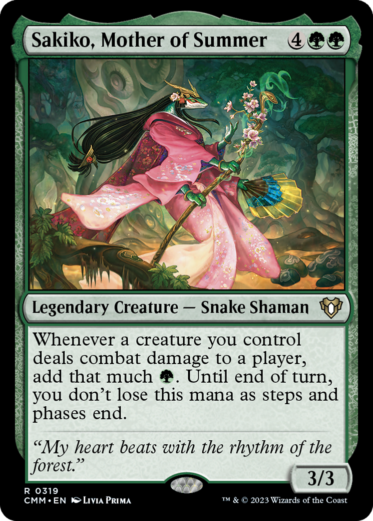 Image of Sakiko, Mother of Summer [Commander Masters]