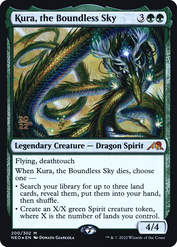 Image of Kura, the Boundless Sky [Kamigawa: Neon Dynasty Prerelease Promos]