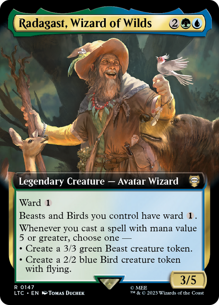 Image of Radagast, Wizard of Wilds (Extended Art) [The Lord of the Rings: Tales of Middle-Earth Commander]