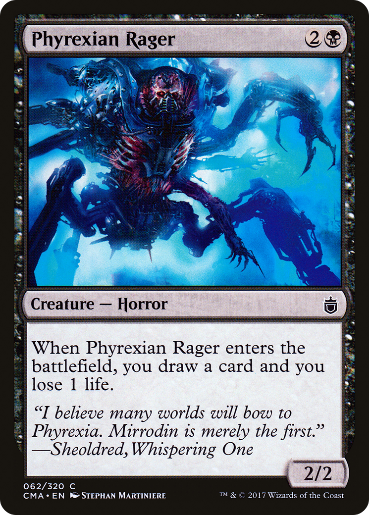 Image of Phyrexian Rager [Commander Anthology]
