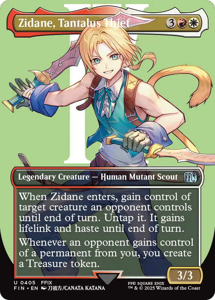 Image of Zidane, Tantalus Thief (Borderless) [FINAL FANTASY]
