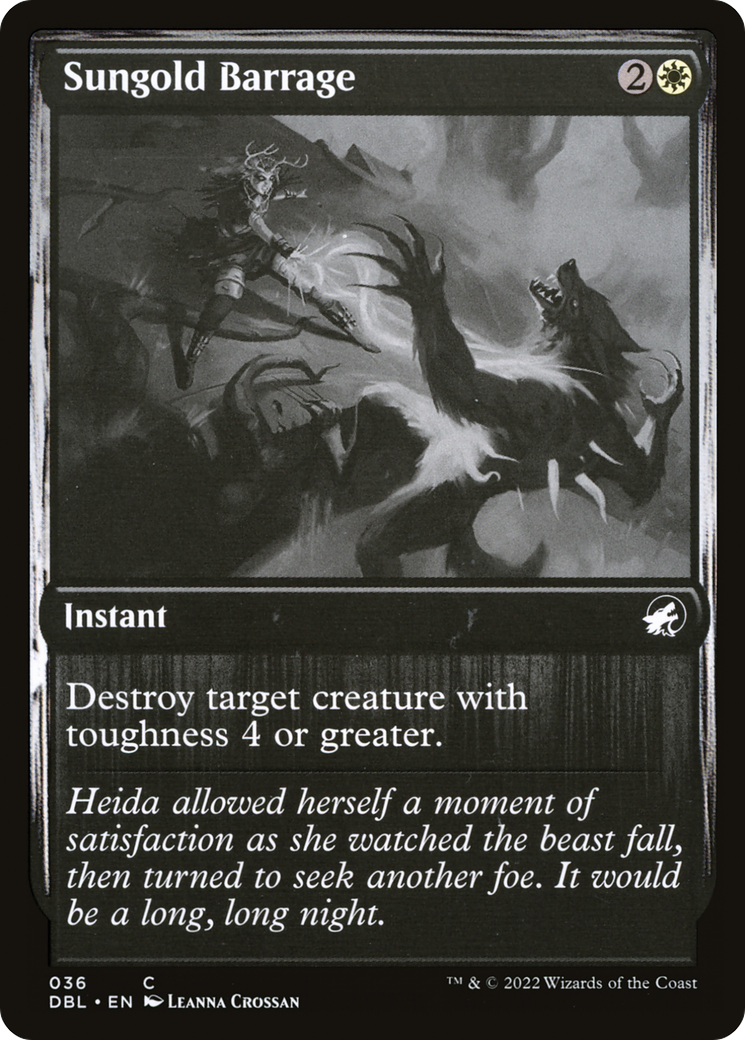 Image of Sungold Barrage [Innistrad: Double Feature]