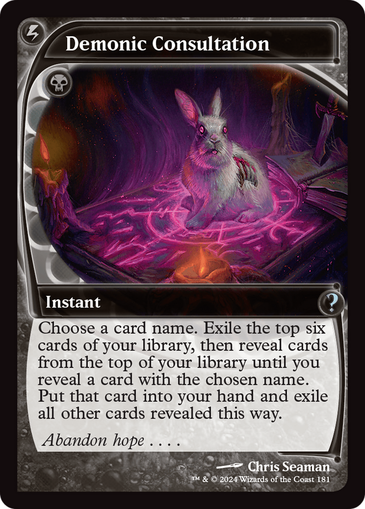 Image of Demonic Consultation (Future Sight) [Mystery Booster 2]
