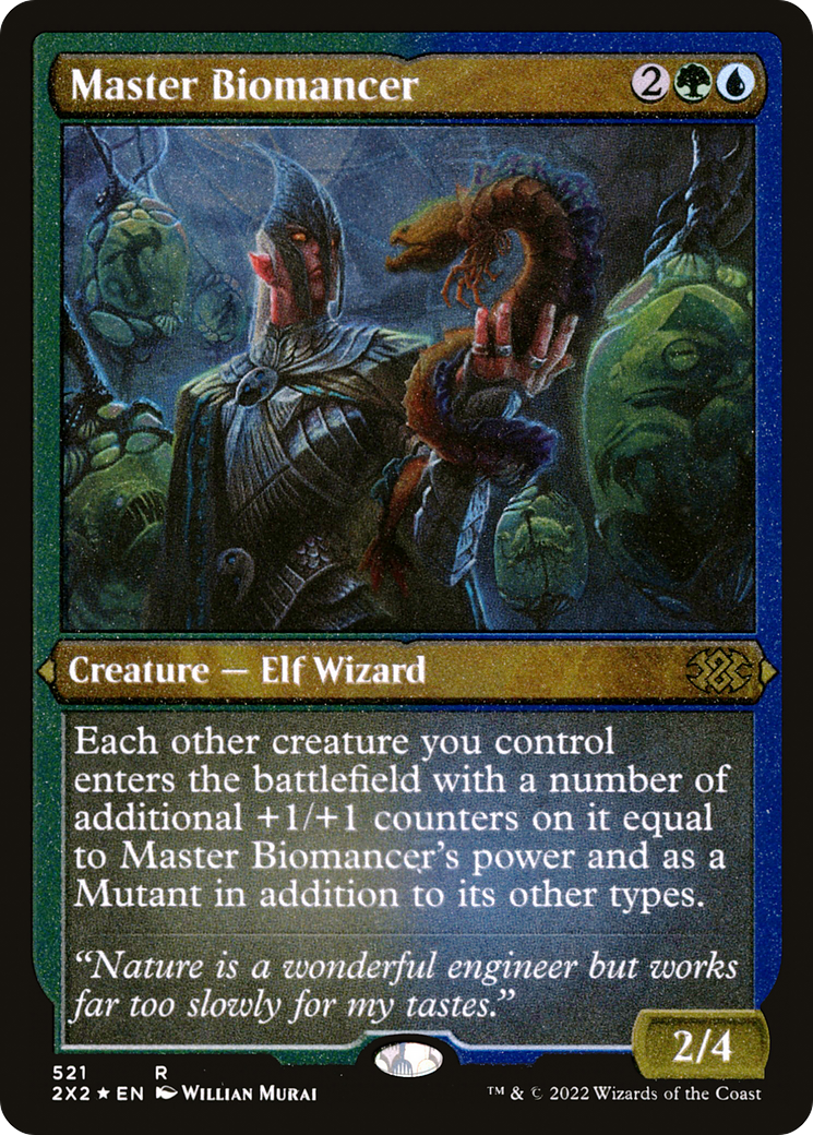Image of Master Biomancer (Foil Etched) [Double Masters 2022]